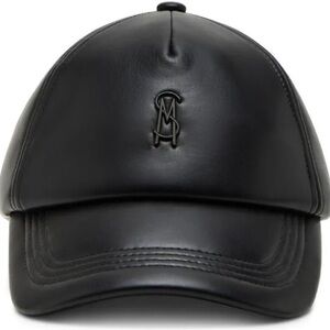 Steve Madden Black Leather Cap